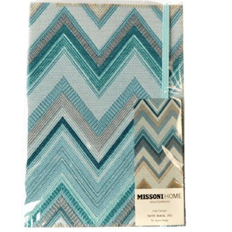 MISSONI HOME Ａ５判ノート［方眼罫］　Blue Mark