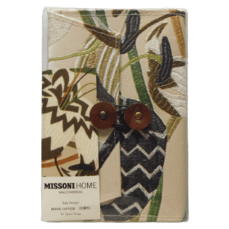 MISSONI HOME 文庫本ブックカバー Beige Lotus | Quaint Design