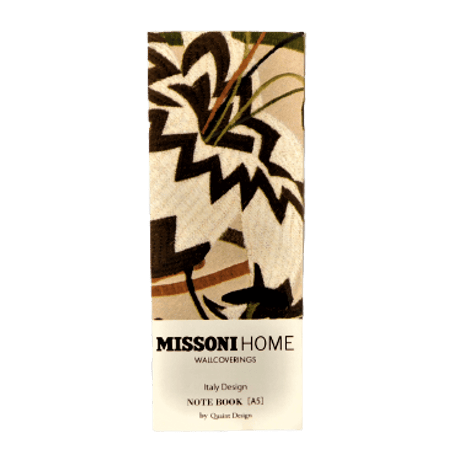 MISSONI HOME Ａ５判ノート［方眼罫］　Beige Lotus