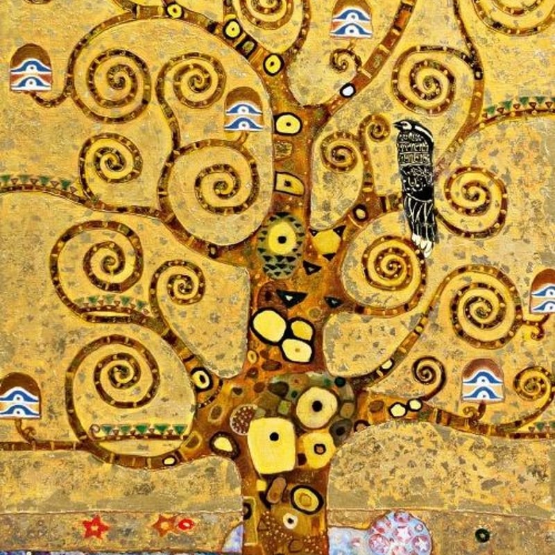 Klimt A5判ノートケース Tree of Life（生命の樹） | Quaint Design
