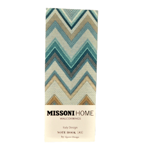 MISSONI HOME Ａ５判ノート［方眼罫］　Blue Mark