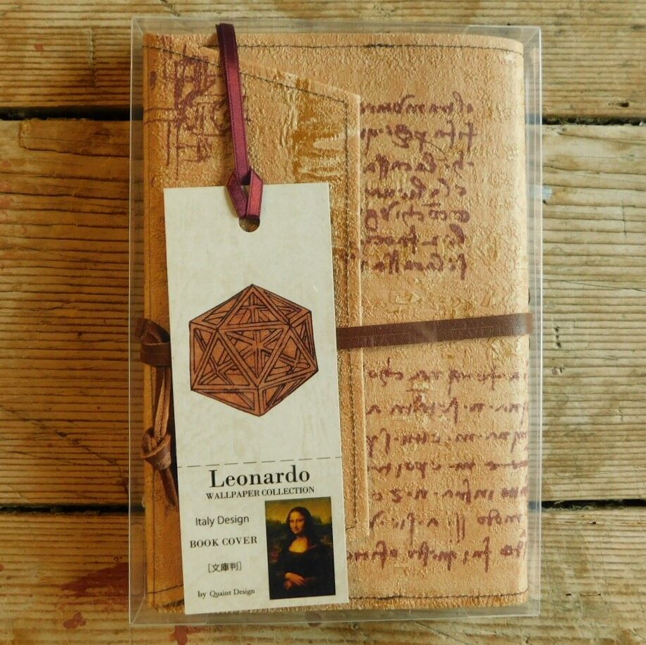 Leonardo 革紐文庫ブックカバー GEOMETRY | Quaint Design