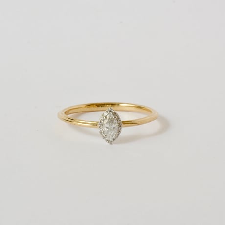 Tulle diamond ring marquise