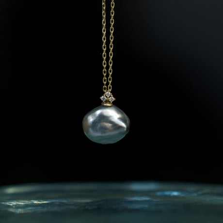 ballon south sea pearl diamond necklace