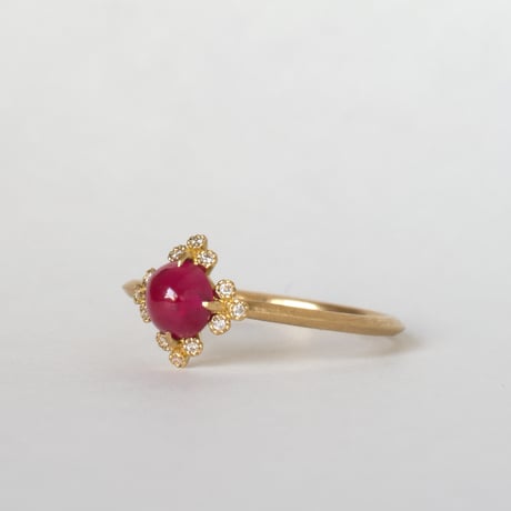 spread ruby diamond ring