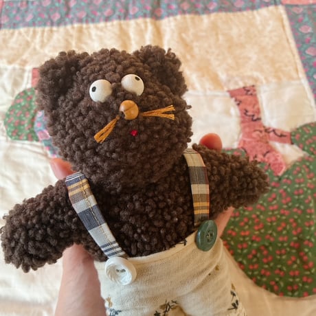 目が回ってるクマくん