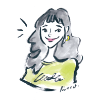 墨絵タッチの似顔絵♡