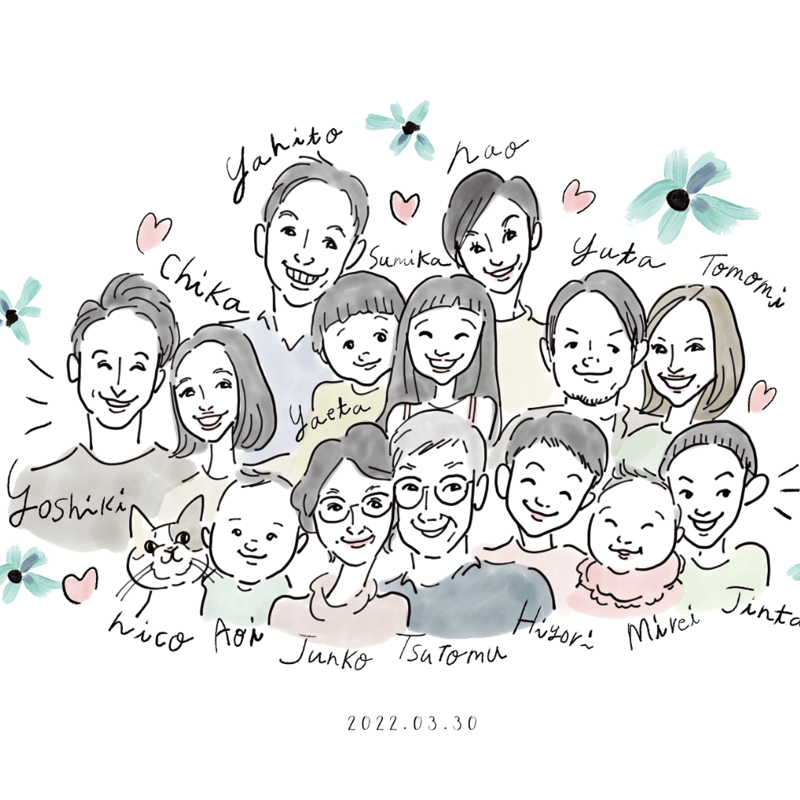 線画似顔絵♡ | Ricco.Shop
