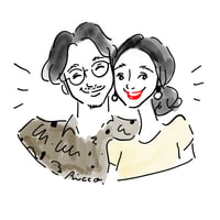 線画似顔絵♡