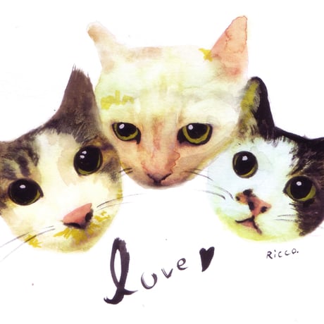 ペットさん似顔絵サービス♡