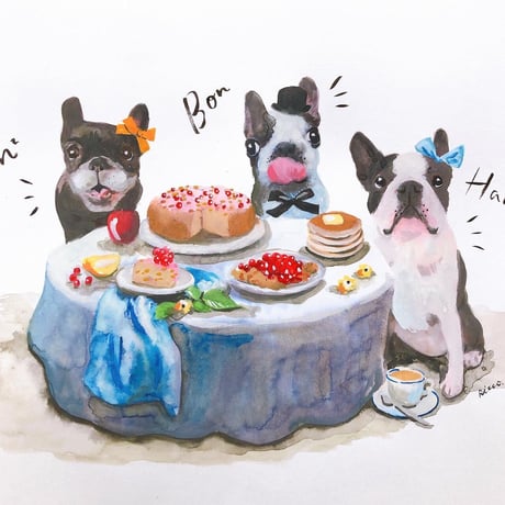 ペットさん似顔絵サービス♡