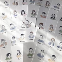 似顔絵席札♡ or エスコートカード♡（１名単位）※必ず１０名単位とセットでご購入ください