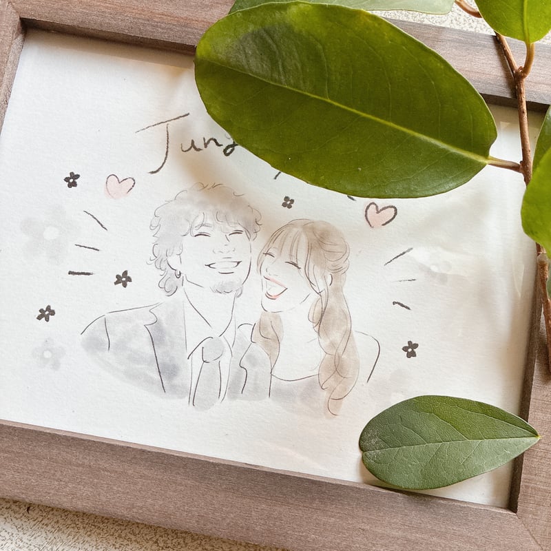 mily似顔絵ギフト制作 mily様 専用似顔絵ギフト制作