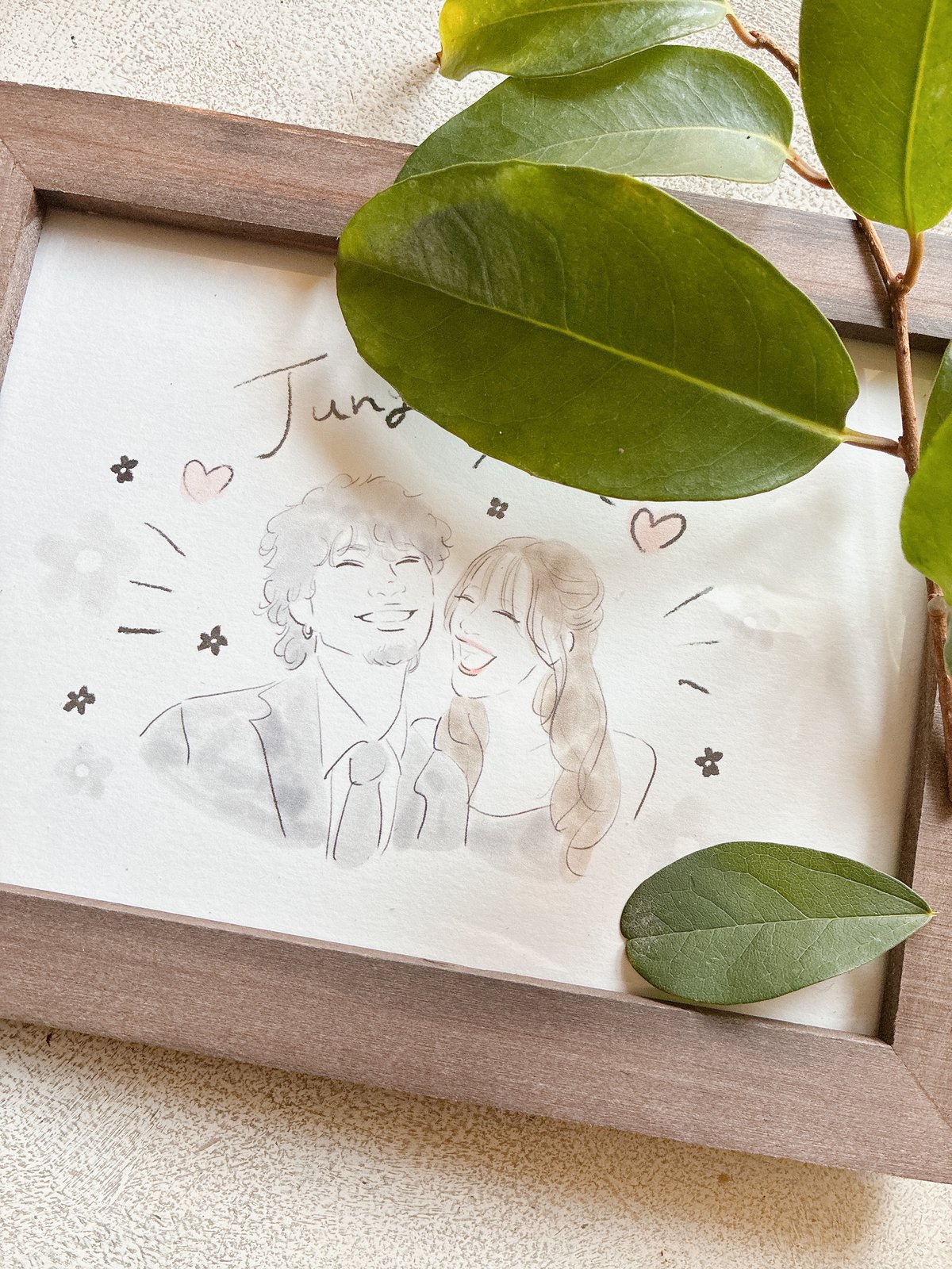 似顔絵ギフト 2Lサイズ | Ricco.Shop