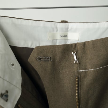[24’WINTER COLLECTION] ànuke アンヌーク Heather Tuck Pants