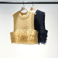 【2024 AUTUMN/WINTER COLLECTION】YENN LOOP HAND KNIT VEST Y244-98110