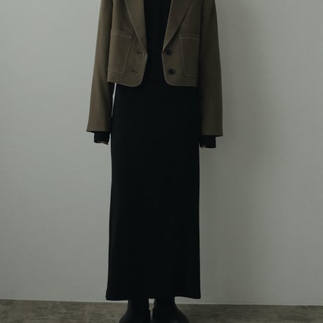 [24’WINTER COLLECTION] ànuke アンヌーク Heather Short Jacket 62420101