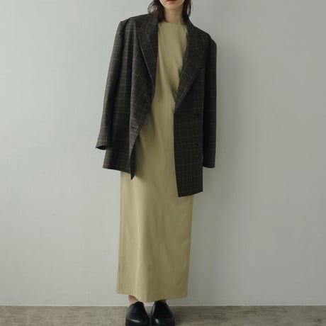 [24’WINTER COLLECTION] ànuke アンヌーク Oversize Double Jacket 62420105