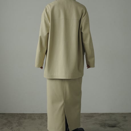 [24’WINTER COLLECTION] ànuke アンヌーク Ecoleather Tight Skirt 62420804