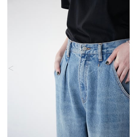 YENN イエン HIGH RISE TUCK WIDE PANTS Y222-31010