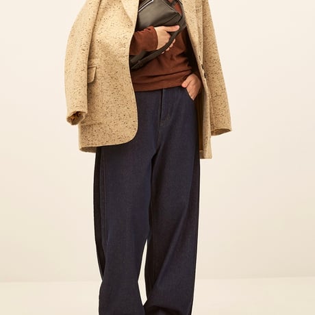 【2024 AUTUMN/WINTER COLLECTION】YENN WOOL TWEED BLAZER Y244-41100