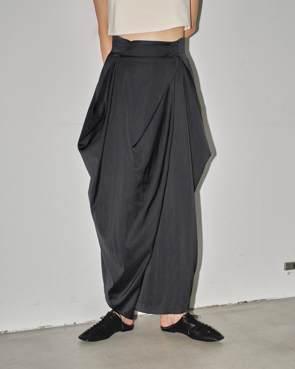 TODAYFUL トゥデイフル Satin Drape Skirt 12410803 | AM 