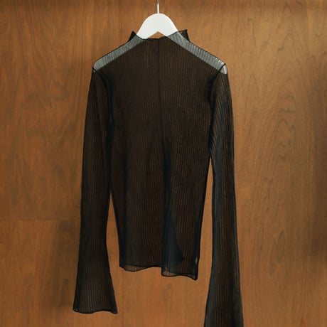 [24’WINTER COLLECTION] ànuke アンヌーク Rib Sheer Knit 62420512