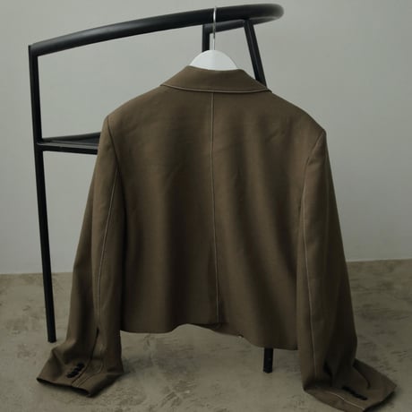 [24’WINTER COLLECTION] ànuke アンヌーク Heather Short Jacket 62420101