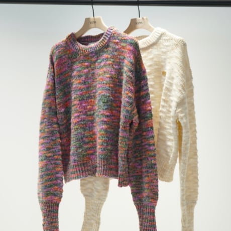 【2024 AUTUMN/WINTER COLLECTION】YENN MIX COLOR SLUB PO Y244-98109