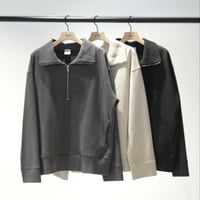 【2024 AUTUMN/WINTER COLLECTION】YENN FADED RIB HALFZIP PO Y244-88105