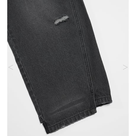 YENN イエン CURVED SEAM DENIM PANTS/GRAY Y243-31082