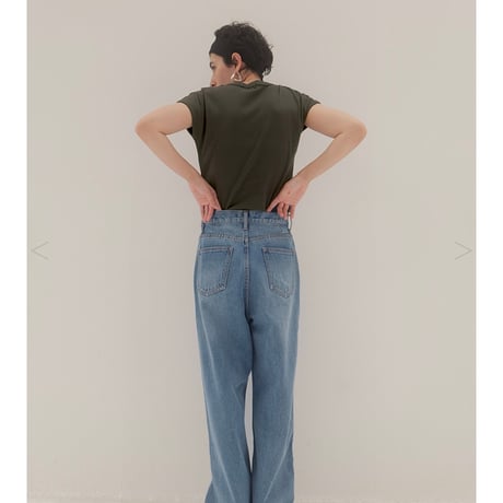 YENN イエン HIGH RISE TUCK WIDE PANTS Y222-31010