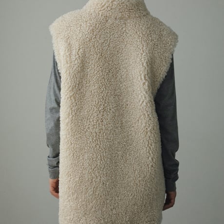 [24’WINTER COLLECTION] ànuke アンヌーク Eco Fur Vest 62420102