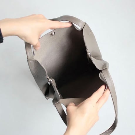 【blancle JAPAN】S.LEATHER SIDEZIP TACK TOTE bc1180