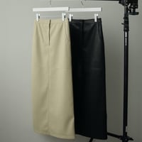 [24’WINTER COLLECTION] ànuke アンヌーク Ecoleather Tight Skirt 62420804