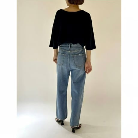 YENN イエン DAMAGED DENIM PANTS Y231-31013QU