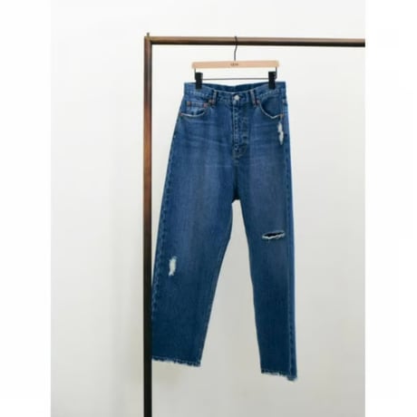 YENN イエン DAMAGED DENIM PANTS Y231-31013QU