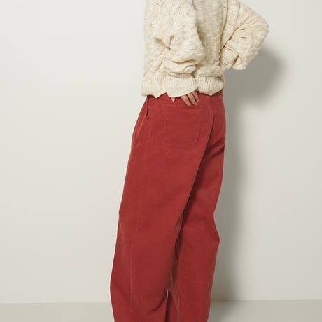 【2024 AUTUMN/WINTER COLLECTION】YENN WASHED CORDUROY PT Y244-31111