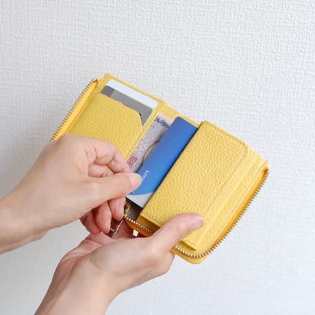【blancle JAPAN】S.LEATHER J ZIP WALLET bc1228