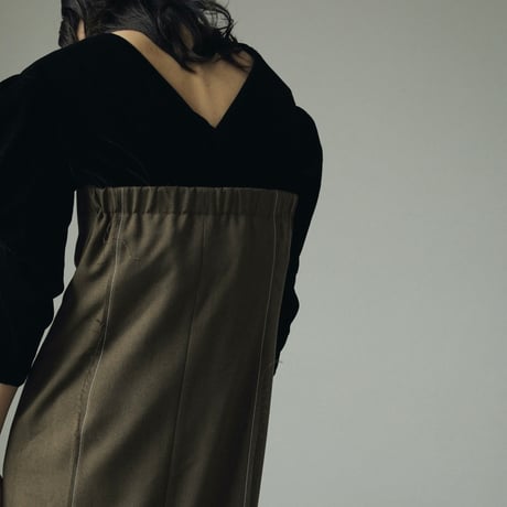 [24’WINTER COLLECTION] ànuke アンヌーク Heather Bare Onepiece 62420306