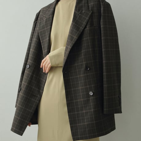 [24’WINTER COLLECTION] ànuke アンヌーク Oversize Double Jacket 62420105