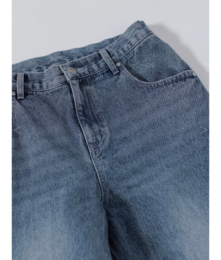 YENN イエン SIDE PLEATED DENIM PANTS Y242-31045 | YENN イエン SIDE PLEATED DENIM PANTS Y242-31045 |