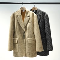 【2024 AUTUMN/WINTER COLLECTION】YENN WOOL TWEED BLAZER Y244-41100