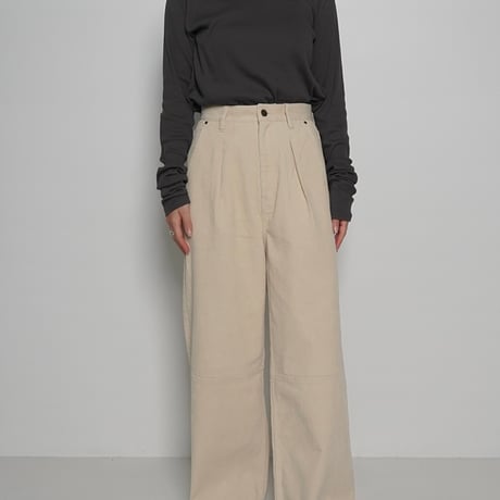 【2024 AUTUMN/WINTER COLLECTION】YENN WASHED CORDUROY PT Y244-31111
