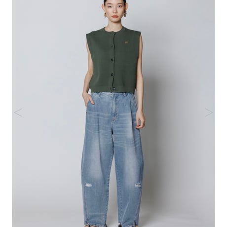 YENN イエン CURVED SEAM DENIM PT Y234-31041