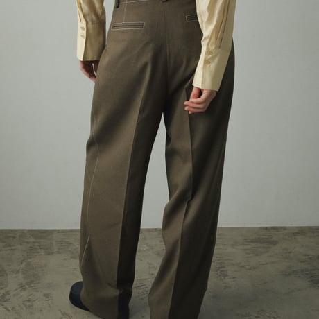 [24’WINTER COLLECTION] ànuke アンヌーク Heather Tuck Pants