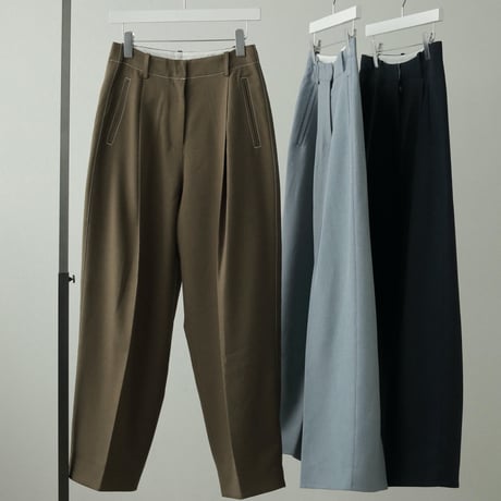 [24’WINTER COLLECTION] ànuke アンヌーク Heather Tuck Pants