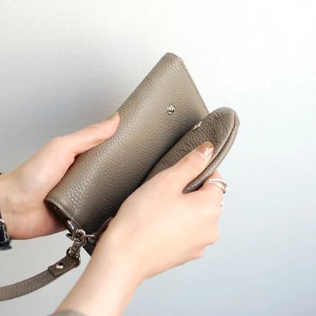 【blancle JAPAN】S.LEATHER DETACHABLE WALLET SH bc1225