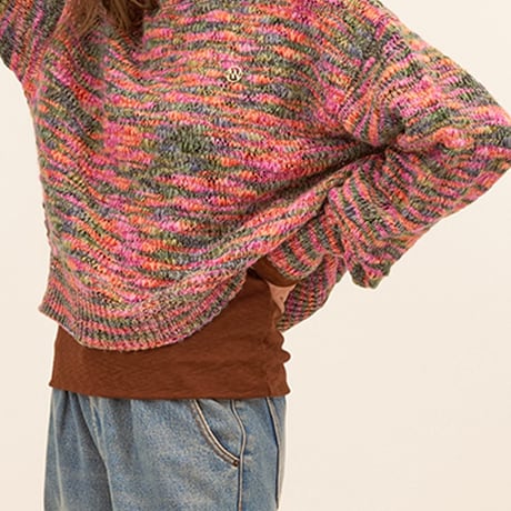 【2024 AUTUMN/WINTER COLLECTION】YENN MIX COLOR SLUB PO Y244-98109