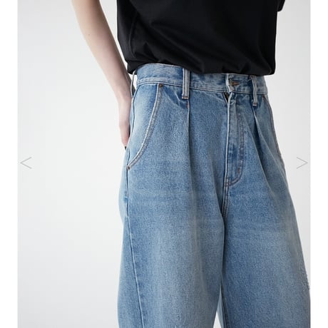 YENN イエン HIGH RISE TUCK WIDE PANTS Y222-31010